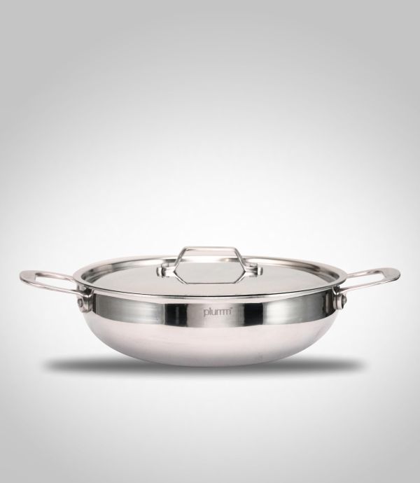 Tri-Ply Karahi 28 cm