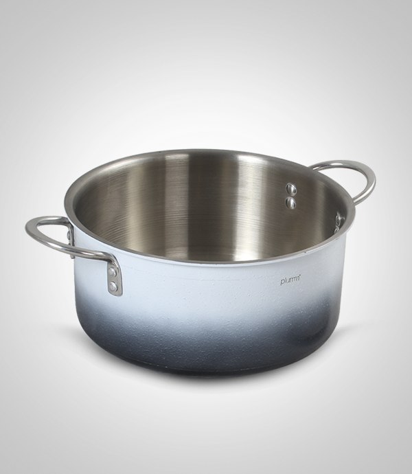 PLUMM Stainless Steel Ombre 3-Ply Sauce Pan (1.50 L) 