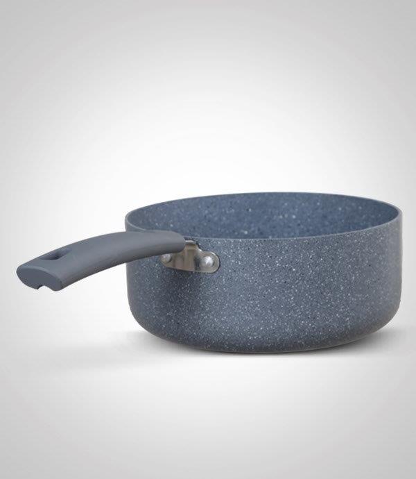 Grey Stone Effect Sauce  Pan 18 CM