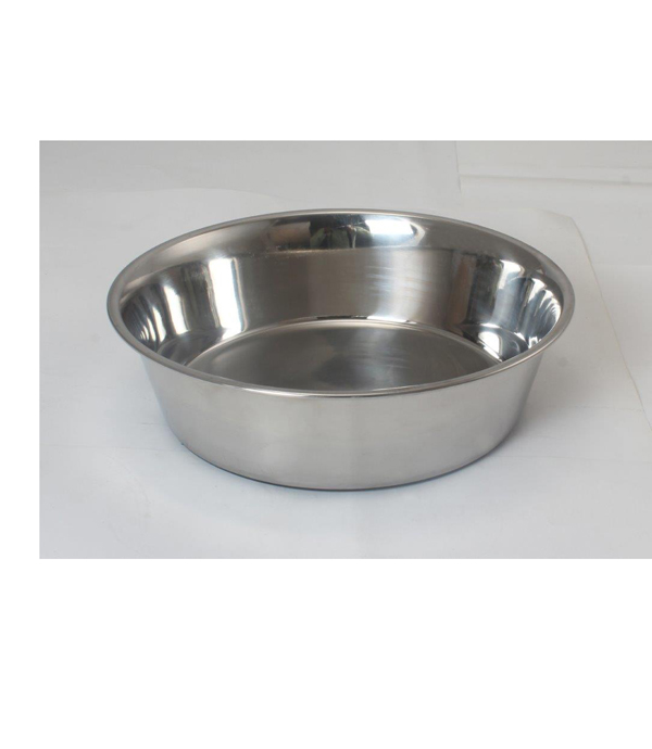 Stainless Steel Pet Bowls For Dogs | Dog Food and Water Bowl | Bowl with Anti-Skid Rubber Base | Dog Food Bowl | Easy To Clean | Pet Feeder Water Food Bowl | Dog and Cat Feeding Bowl - Large