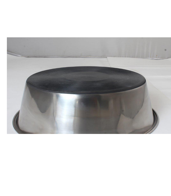 Stainless Steel Pet Bowls For Dogs | Dog Food and Water Bowl | Bowl with Anti-Skid Rubber Base | Dog Food Bowl | Easy To Clean | Pet Feeder Water Food Bowl | Dog and Cat Feeding Bowl - Large