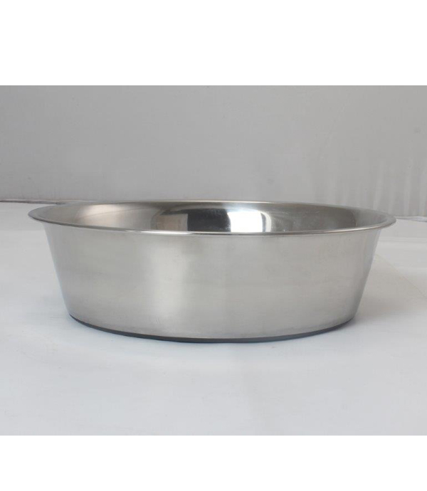 Stainless Steel Pet Bowls For Dogs | Dog Food and Water Bowl | Bowl with Anti-Skid Rubber Base | Dog Food Bowl | Easy To Clean | Pet Feeder Water Food Bowl | Dog and Cat Feeding Bowl - Large